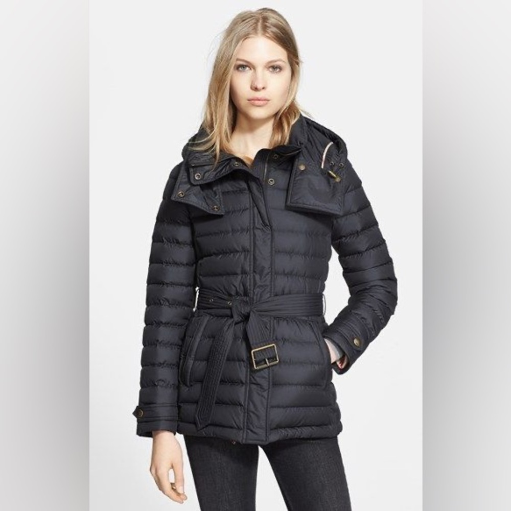Burberry Brit ‘Cornsdale’ Channel Quilt Down Jacket